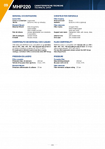 Напорный фильтр MHP220A10NR