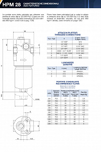 Напорный фильтр HPM281F06XNR1 55 л/мин, 6 мкм, 3/4”BSP