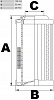 Фильтроэлемент CHP421C10XN (HMM421)