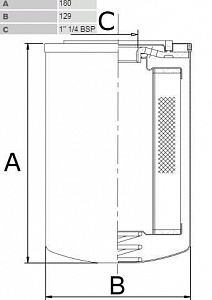 Фильтроэлемент CS10A10NA