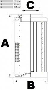 Фильтроэлемент CHP282T10XN (HMM282)