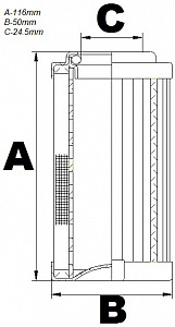 Фильтроэлемент CHP423F10XN (HTM423)